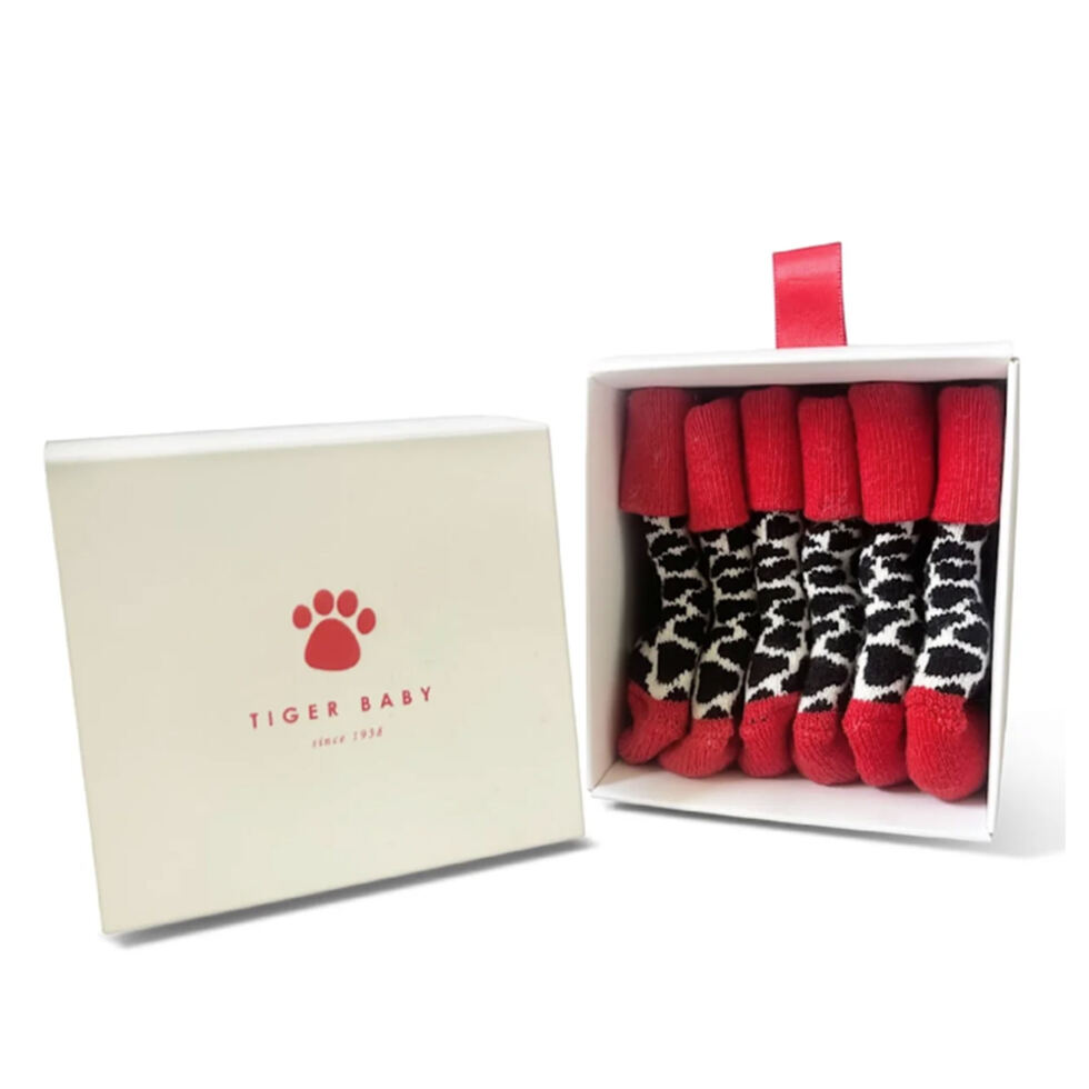 Tiger socks baby red
0-6 months 