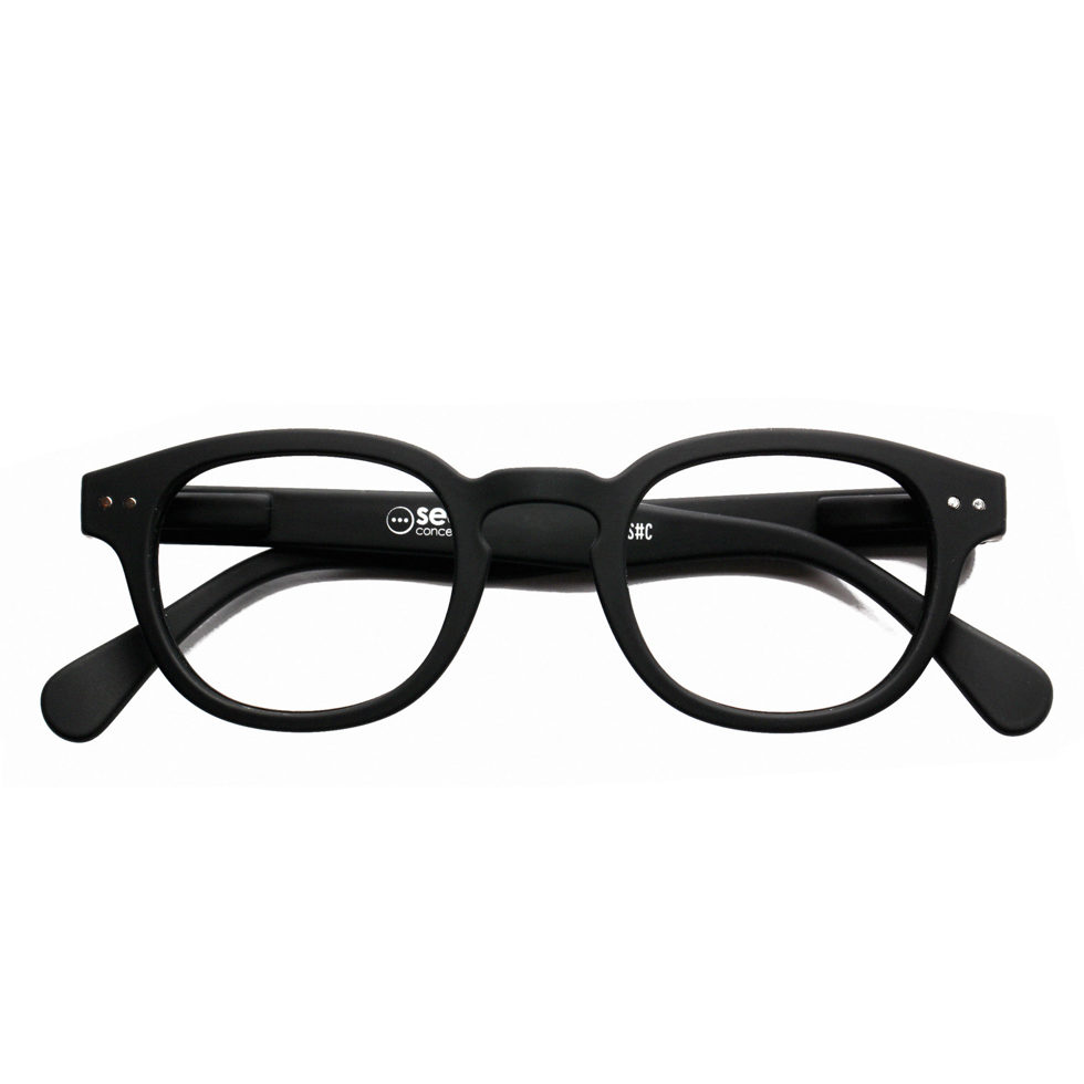 Lesebrille Model #C
Schwarz 