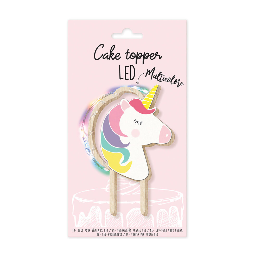Cake Topper 
LED Einhorn 