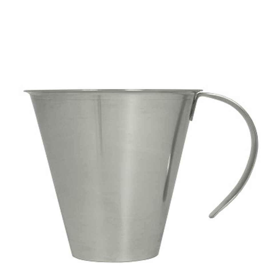 Measuring jug, chrome steel
0.55 lt 