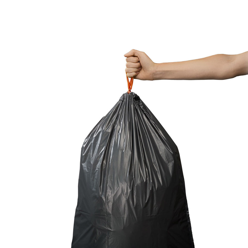 Abfallkübel / Presskübel chrom 60 lt 