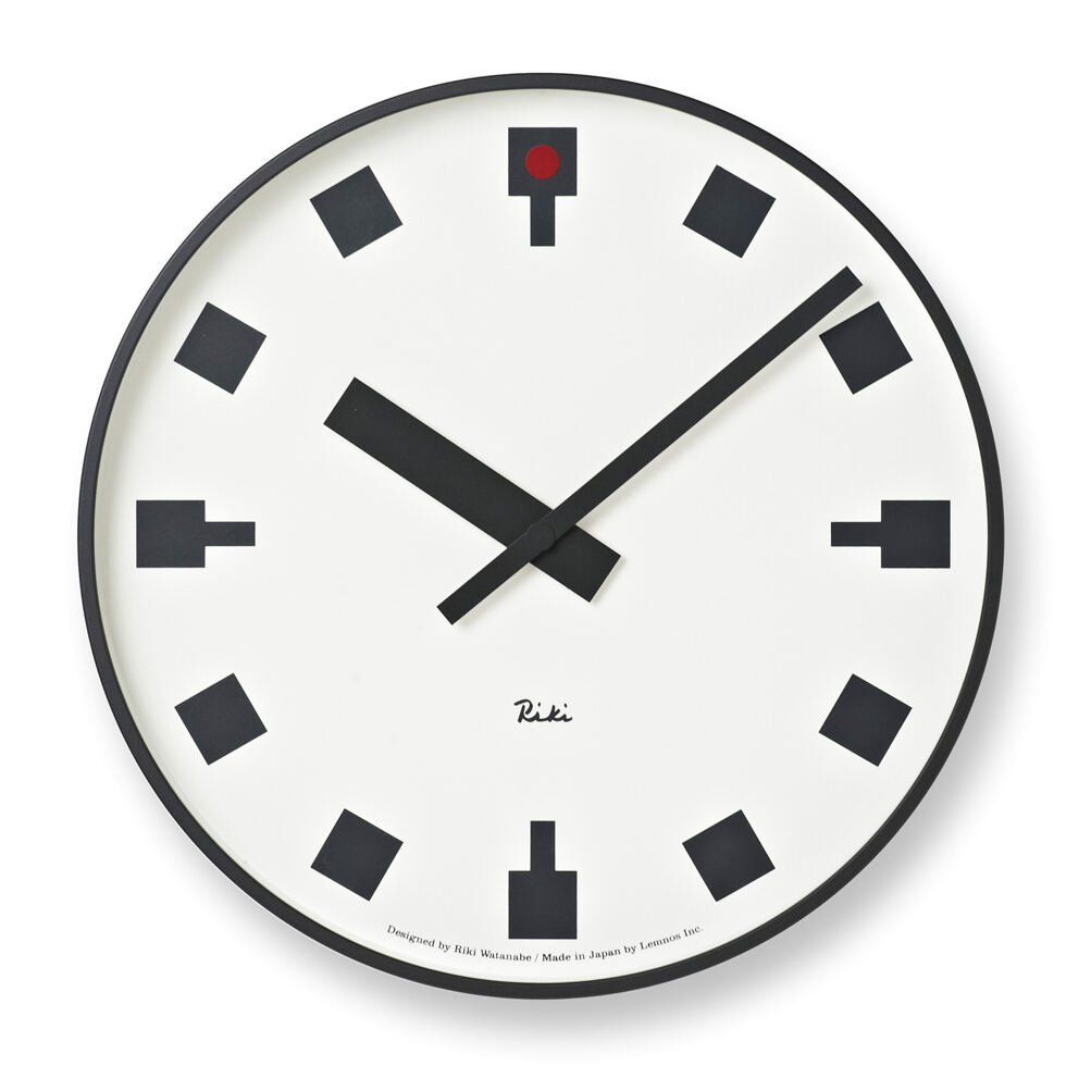 Wanduhr Riki Hibya
weiss 