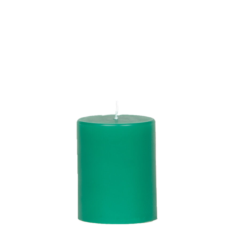 Cylinder candle 10 cm
sea green 