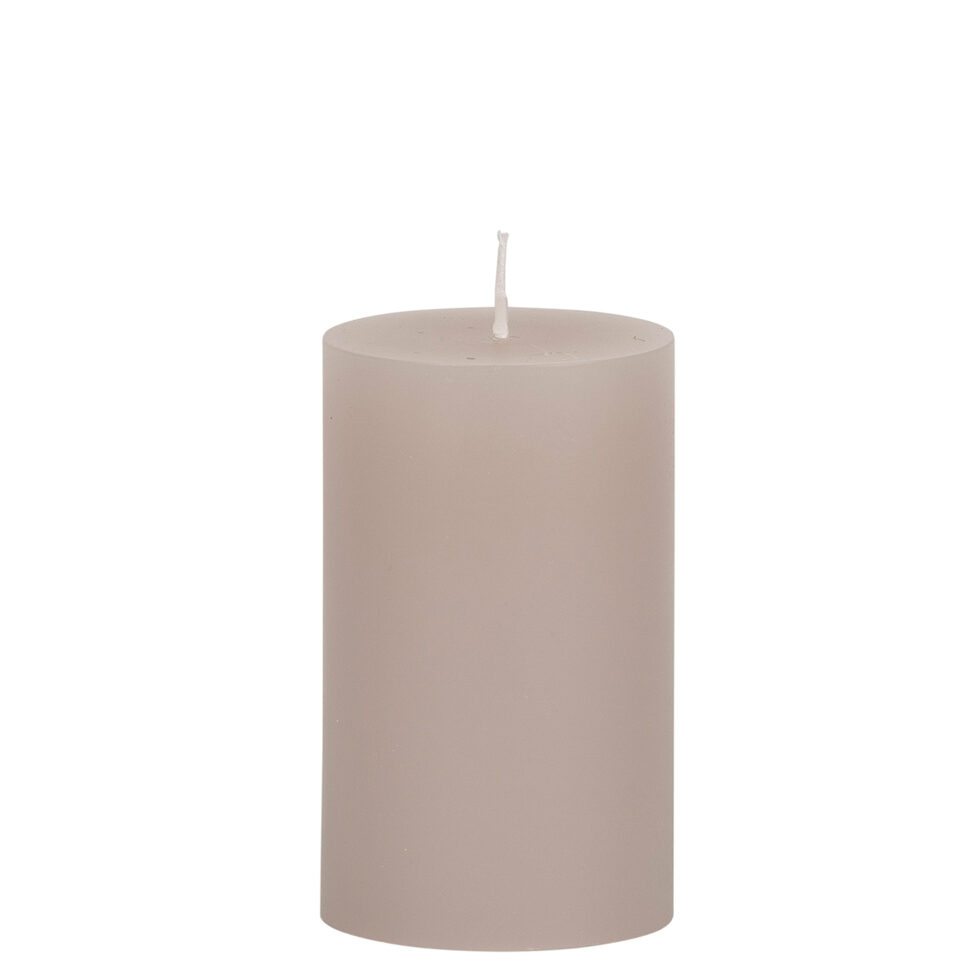 Cylinder candle 13 cm
light grey 