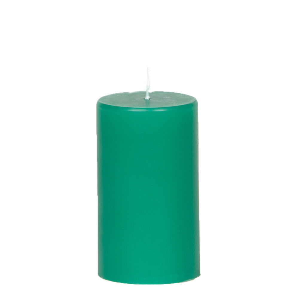 Cylinder candle 13 cm
sea green 