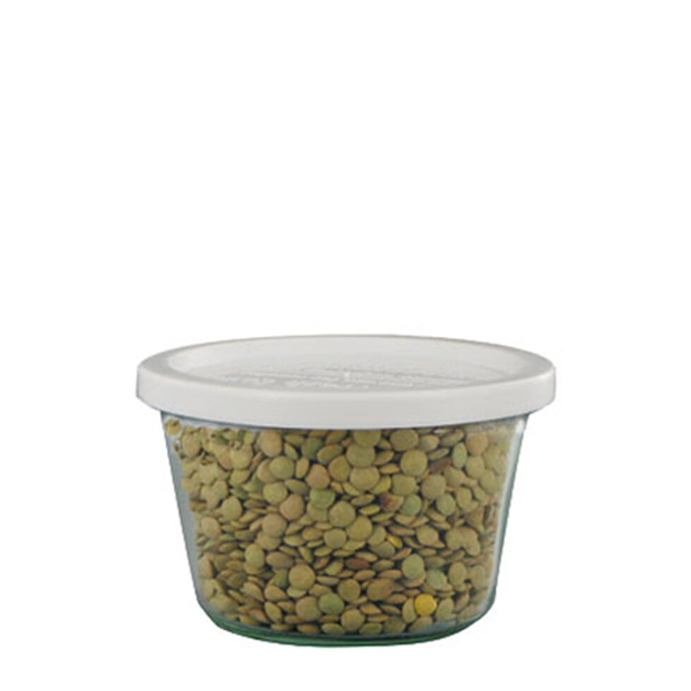 Couvercle blanc pour verres Ø 10 cm 