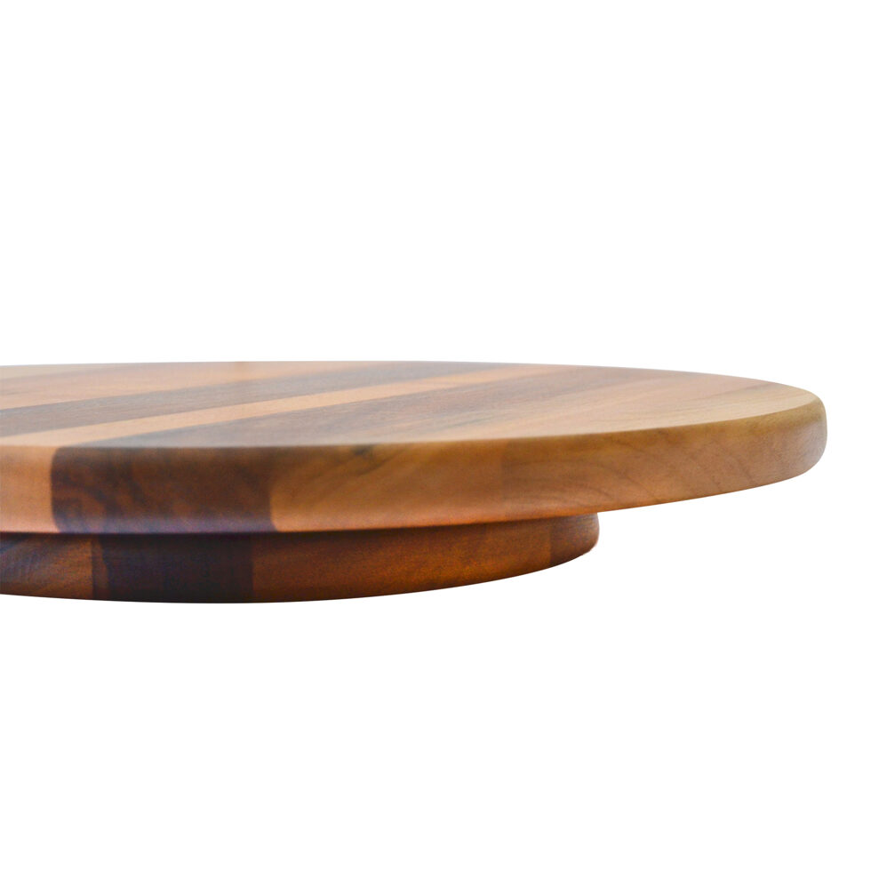 Plateau tournant à noyer
40 cm 
