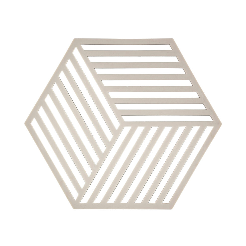 Base du pot hexagone
gris clair 