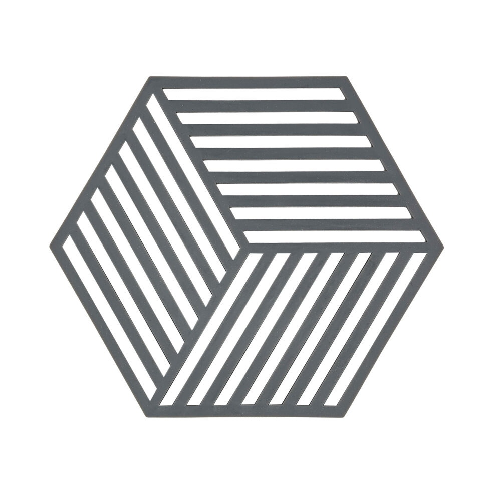 Base du pot hexagone
gris 