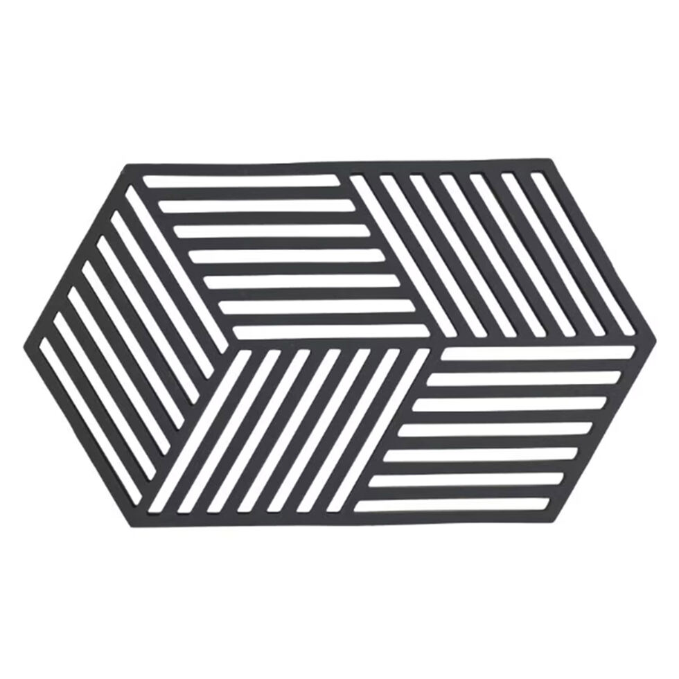 Untersatz Hexagon
schwarz 