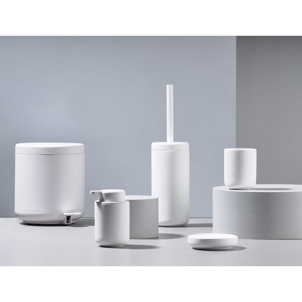 Porte-savon gris clair 