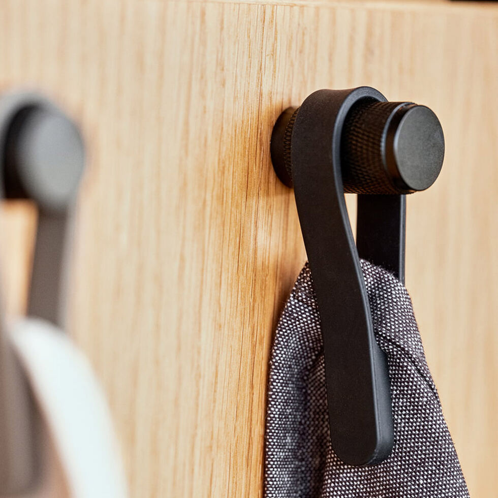 Porte-serviettes gris
2 pièces 