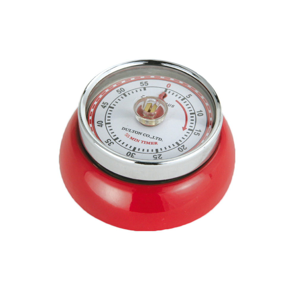 Minuterie Rétro rouge 