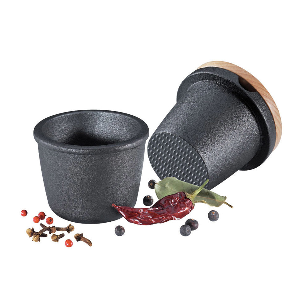 Spice grater cast iron 3-parts 