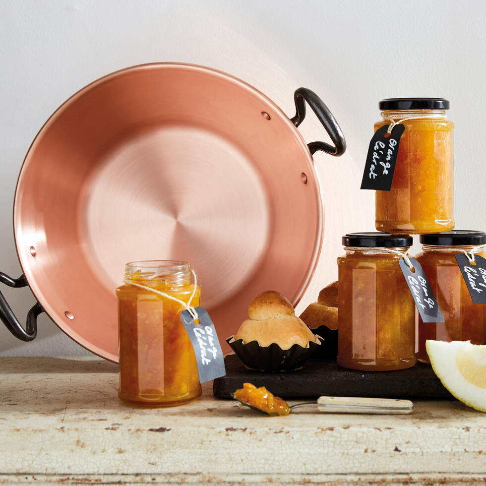 Marmeladentopf Kupfer 3lt 