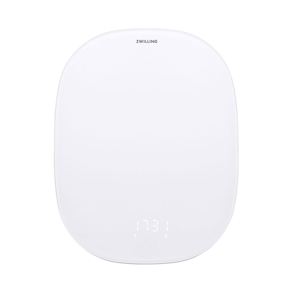 Küchenwaage bis 10 kg
mit USB, weiss / silber 